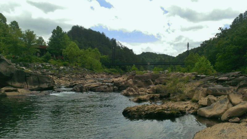 Ocoee Whitewater Center Trails in the Blue Ridge mountains of North Georgia