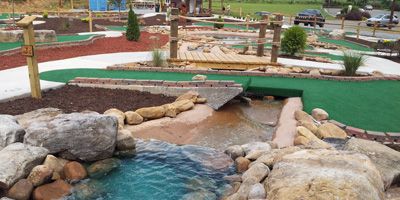 Cohutta Cove Mini Golf for kids in the Blue Ridge mountains of North Georgia