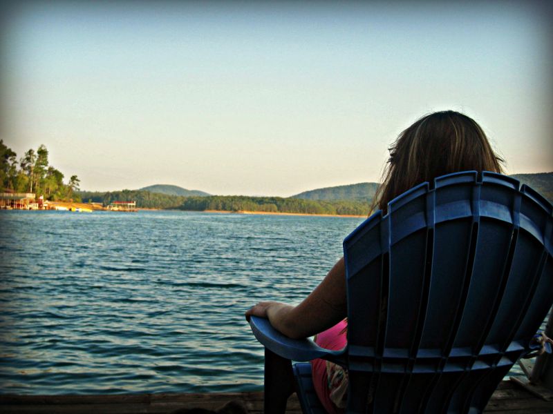 Lake Blue Ridge Marina in the Blue Ridge mountains of North Georgia