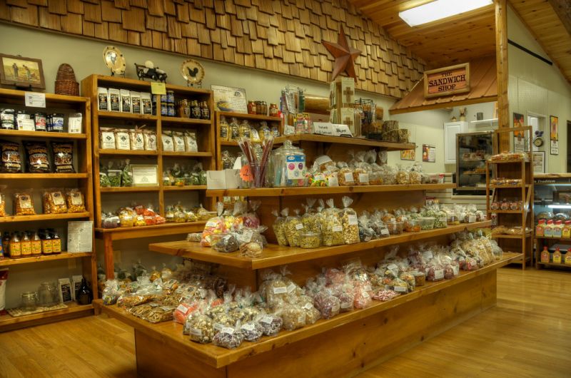 Taste of Amish Organic fresh food market in the Blue Ridge mountains of North Georgia