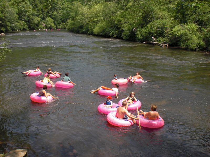 Toccoa Valley River Tubing in the Blue Ridge mountains of North Georgia